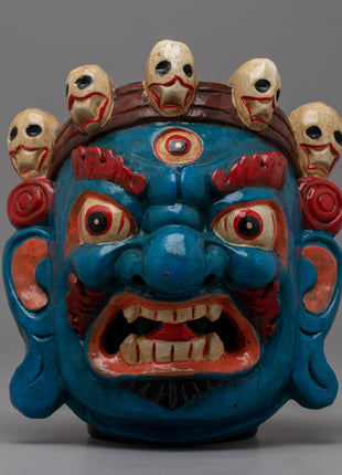 Wooden Mask Mahakala