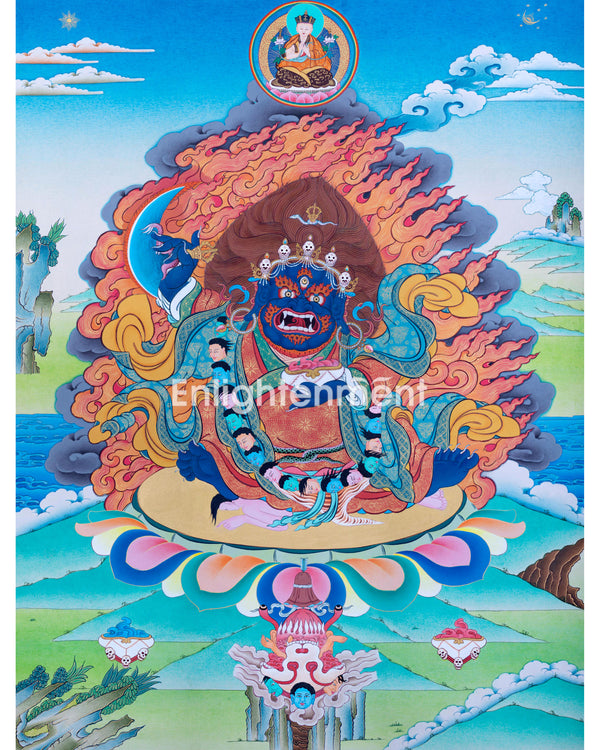 Mahakala Tibetan Thangka