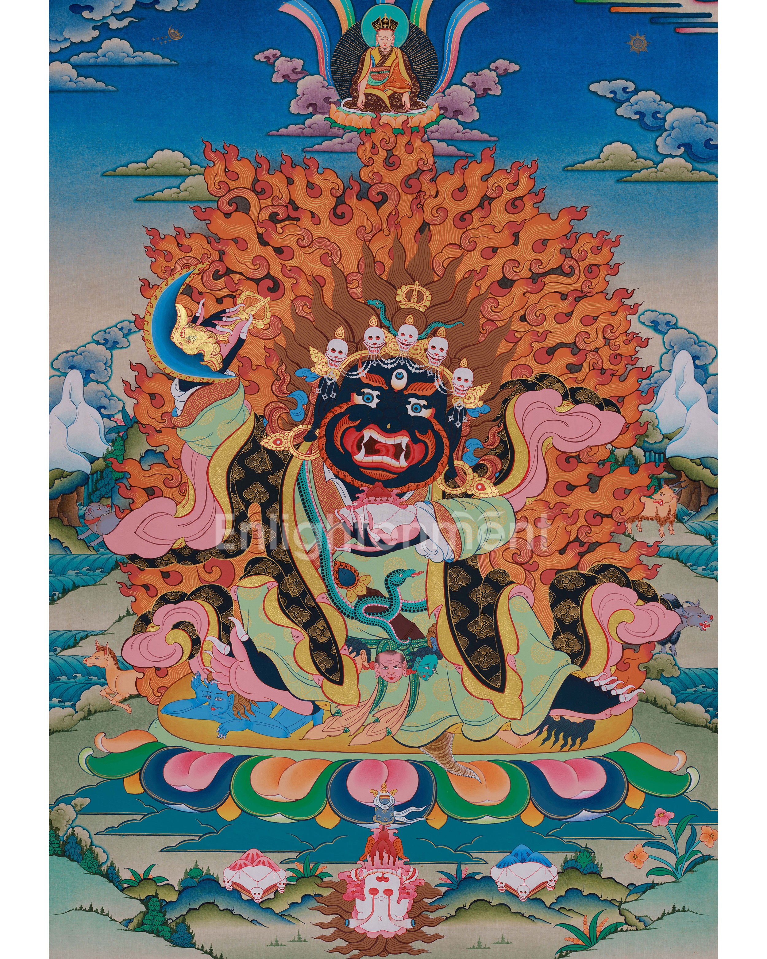 Mahakala Bernagchen Thangka