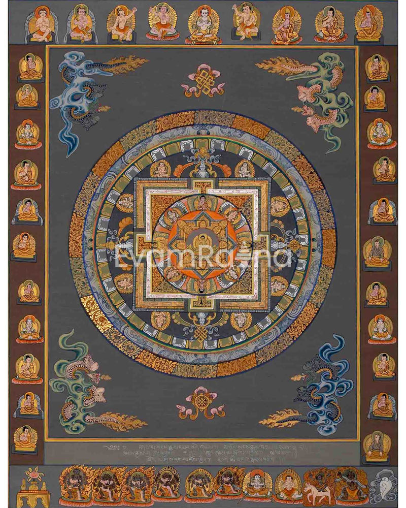 Vintage Buddha Mandala | Buddhist Art