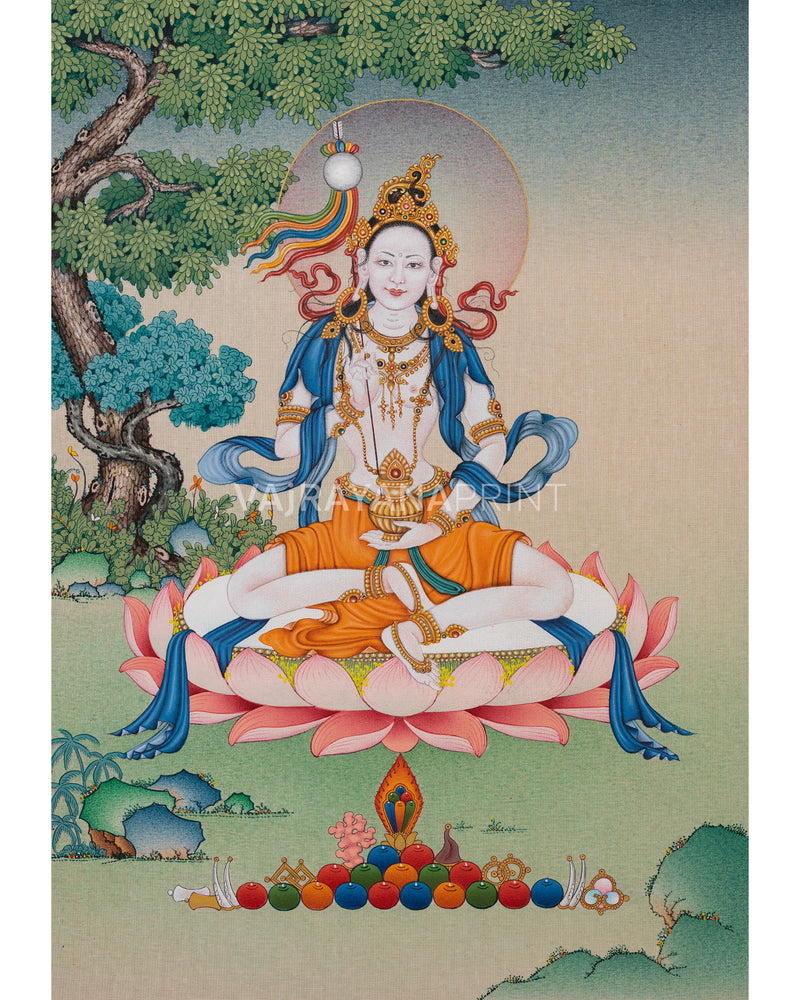 Yeshe Tsogyal and Mandarva| Spiritual Consorts of Padmasambhava