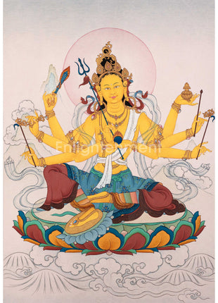Mangalaloka Tara  | 21 Tara of Surya Gupta Thangka