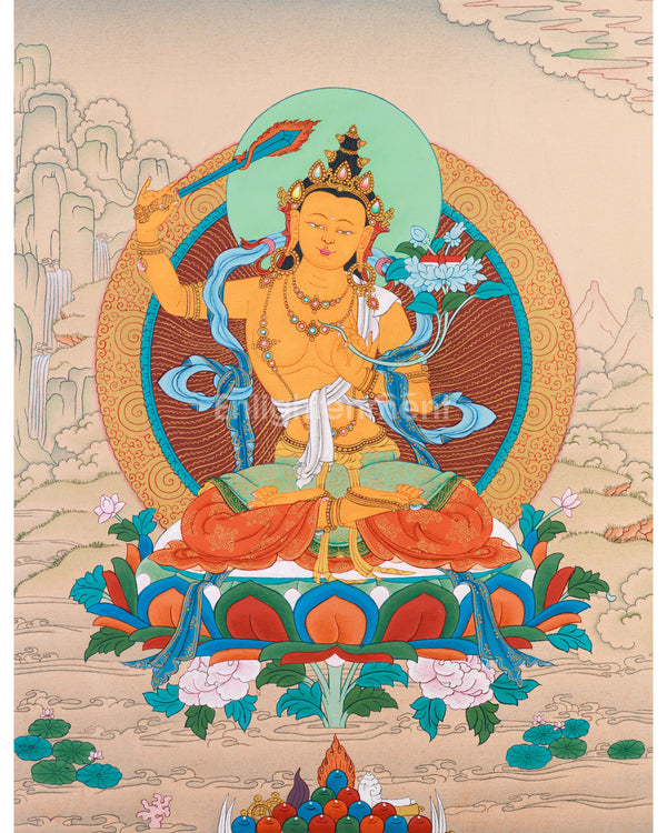 Thangka Manjushri