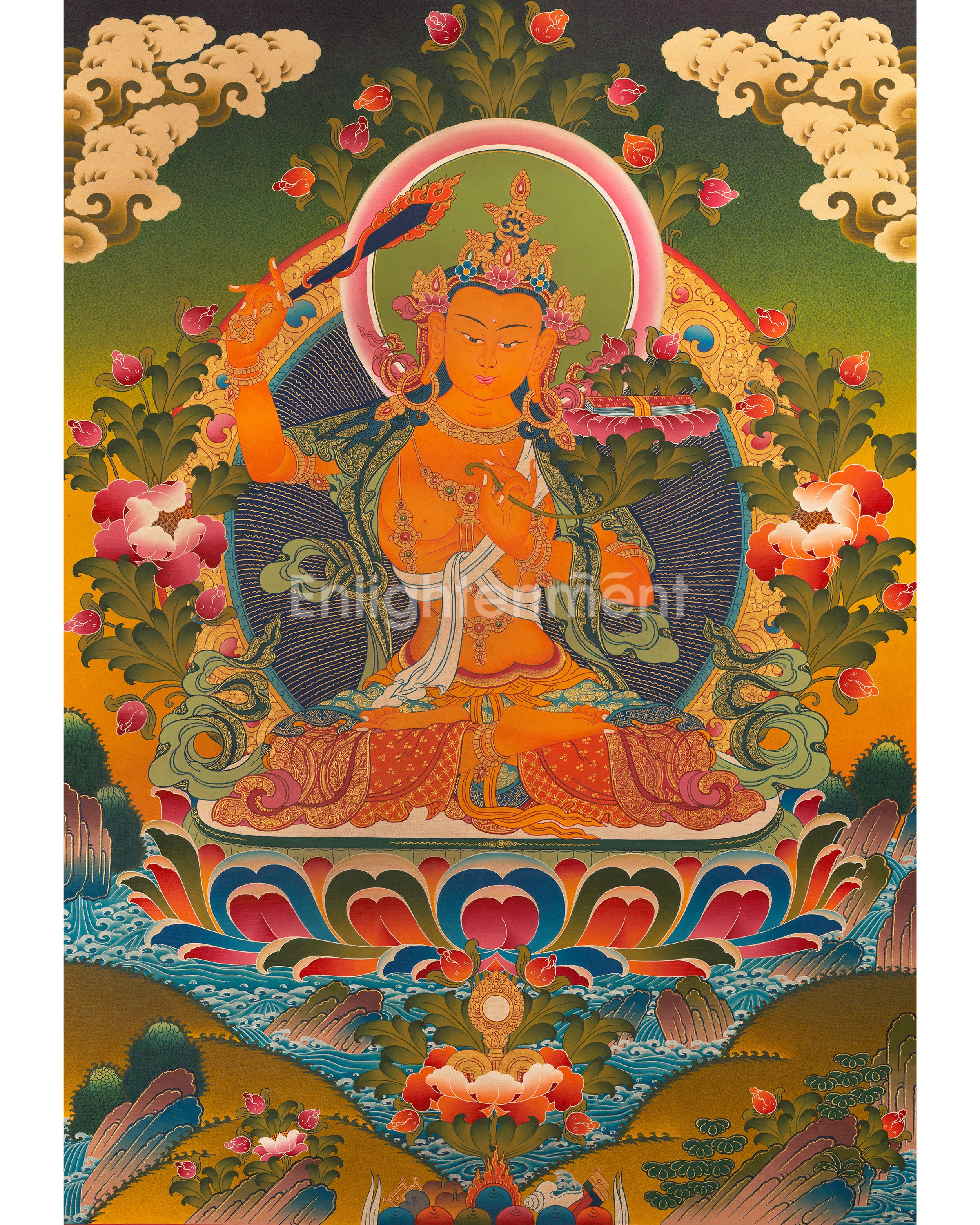 Manjushree Thangka 