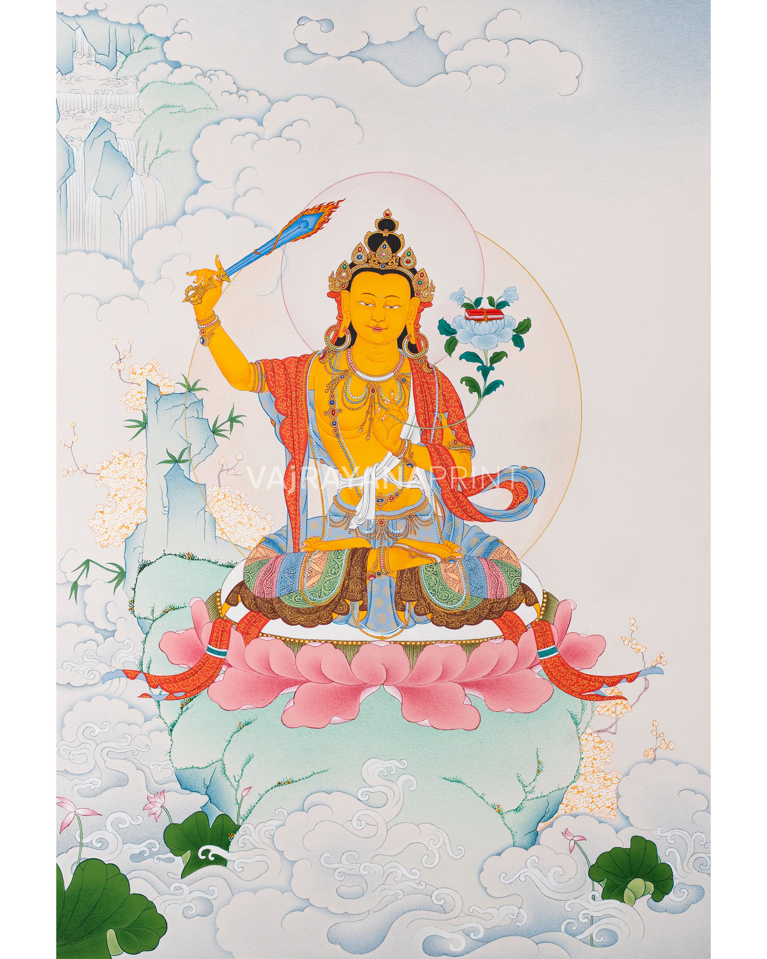 Chenresig-Manjushri-Vajrapani-Thangka Print Set