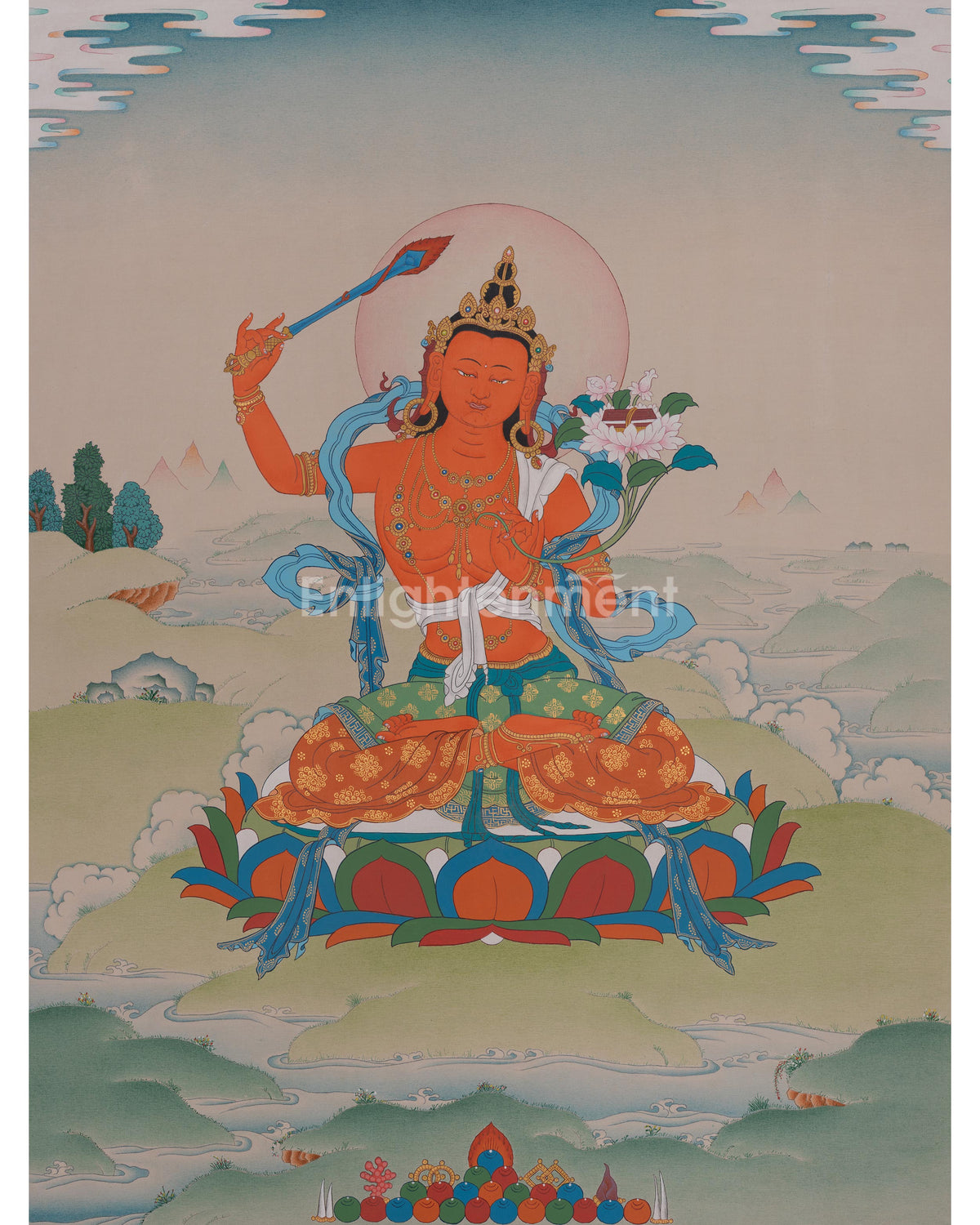 Manjushri Buddhist Artwork