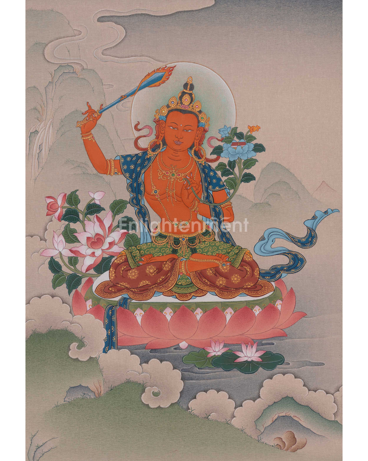 Manjushri Sacred Buddhist Art 