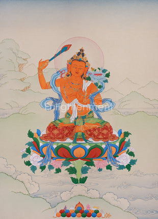 Manjushri Thangka for Meditation