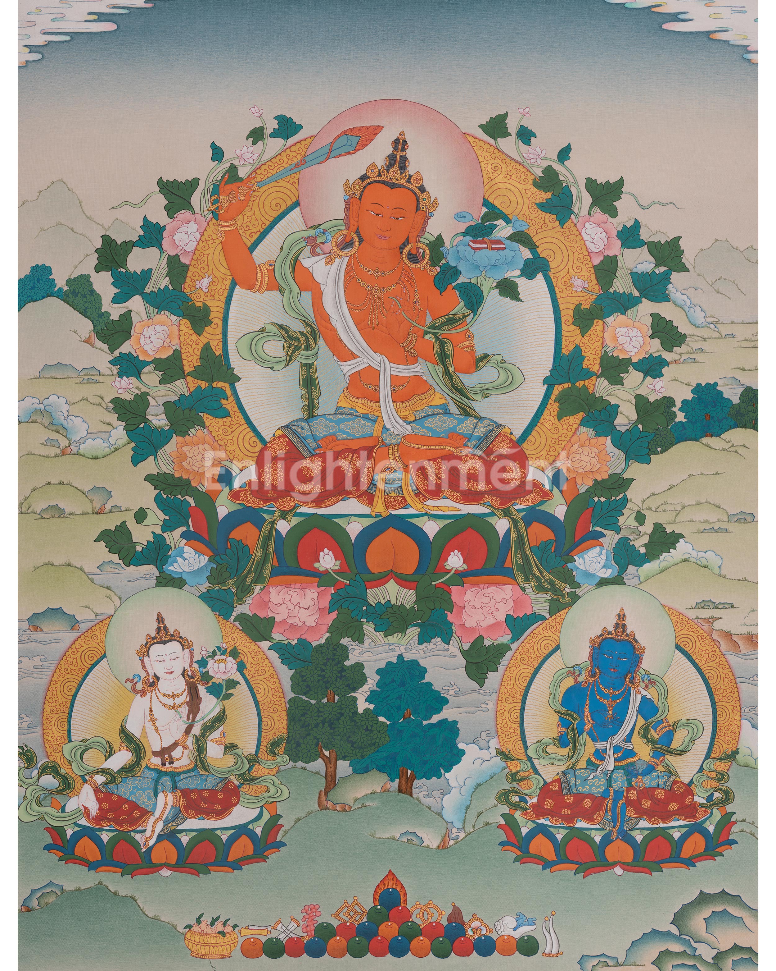  Manjushri Tibetan Artwork