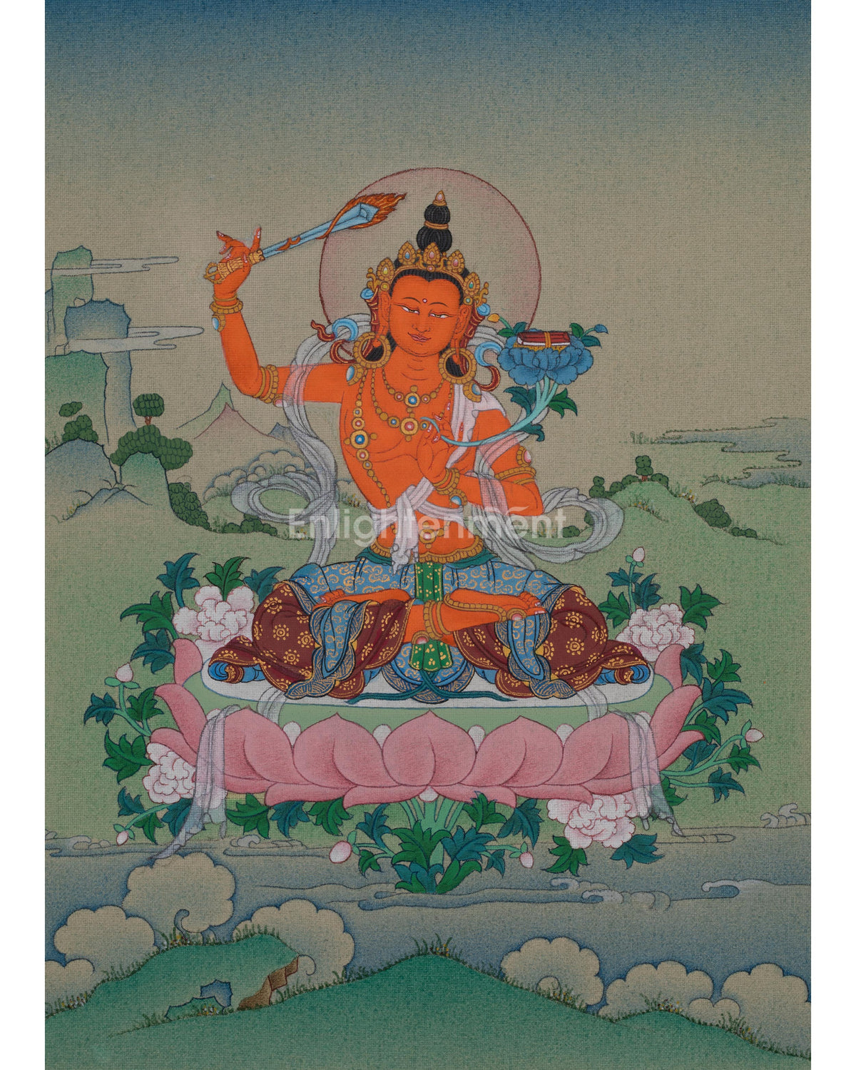 Manjushri Tibetan Sacred Art 