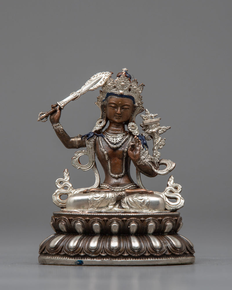 Manjushri Prayer Tibetan Statue