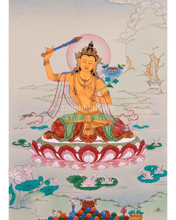 Unique Manjushri Thangka