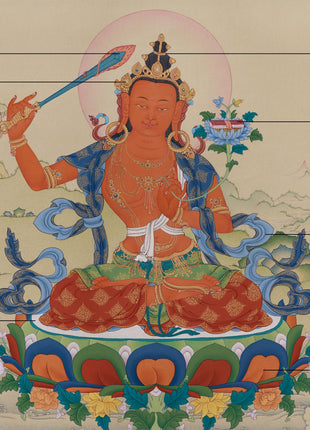 Bodhisattva of Wisdom Manjushri | Radiating Knowledge and Spiritual Guidance