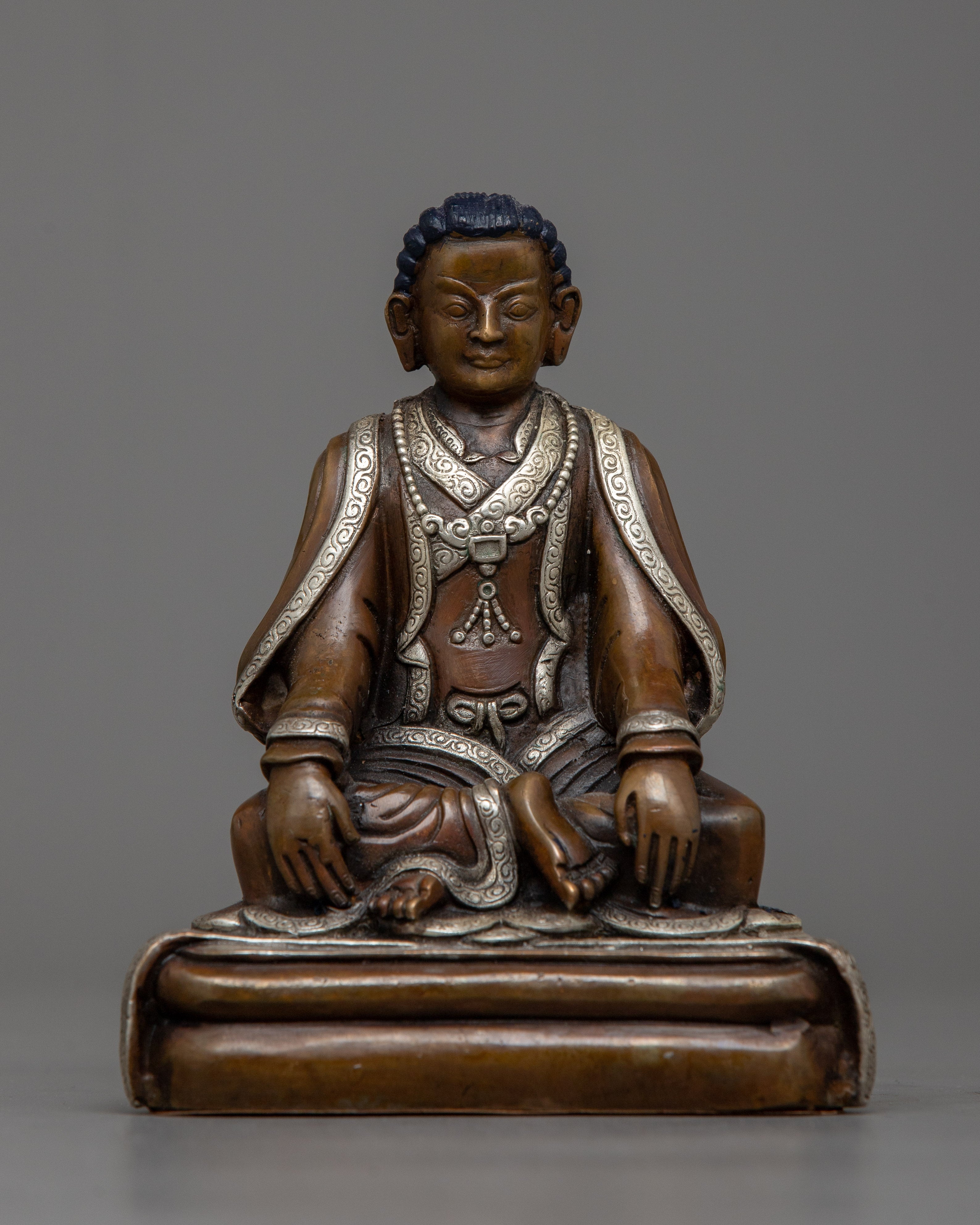 Buddhist Master Marpha Statue | Exquisite Copper Sculpture for Spiritu