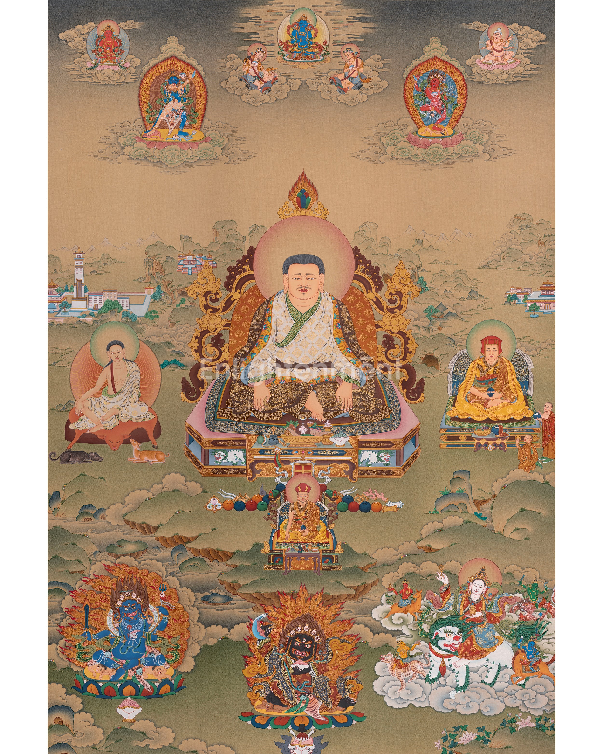 Marpha Kagyu Lineage Art