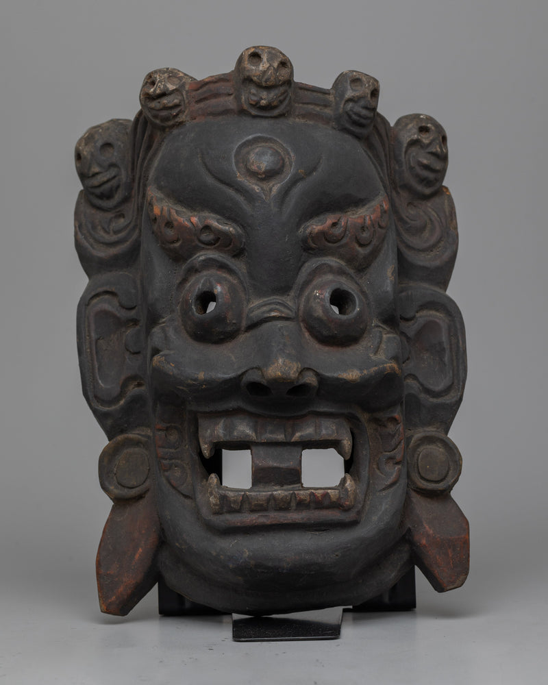 Mahakala Wooden Mask