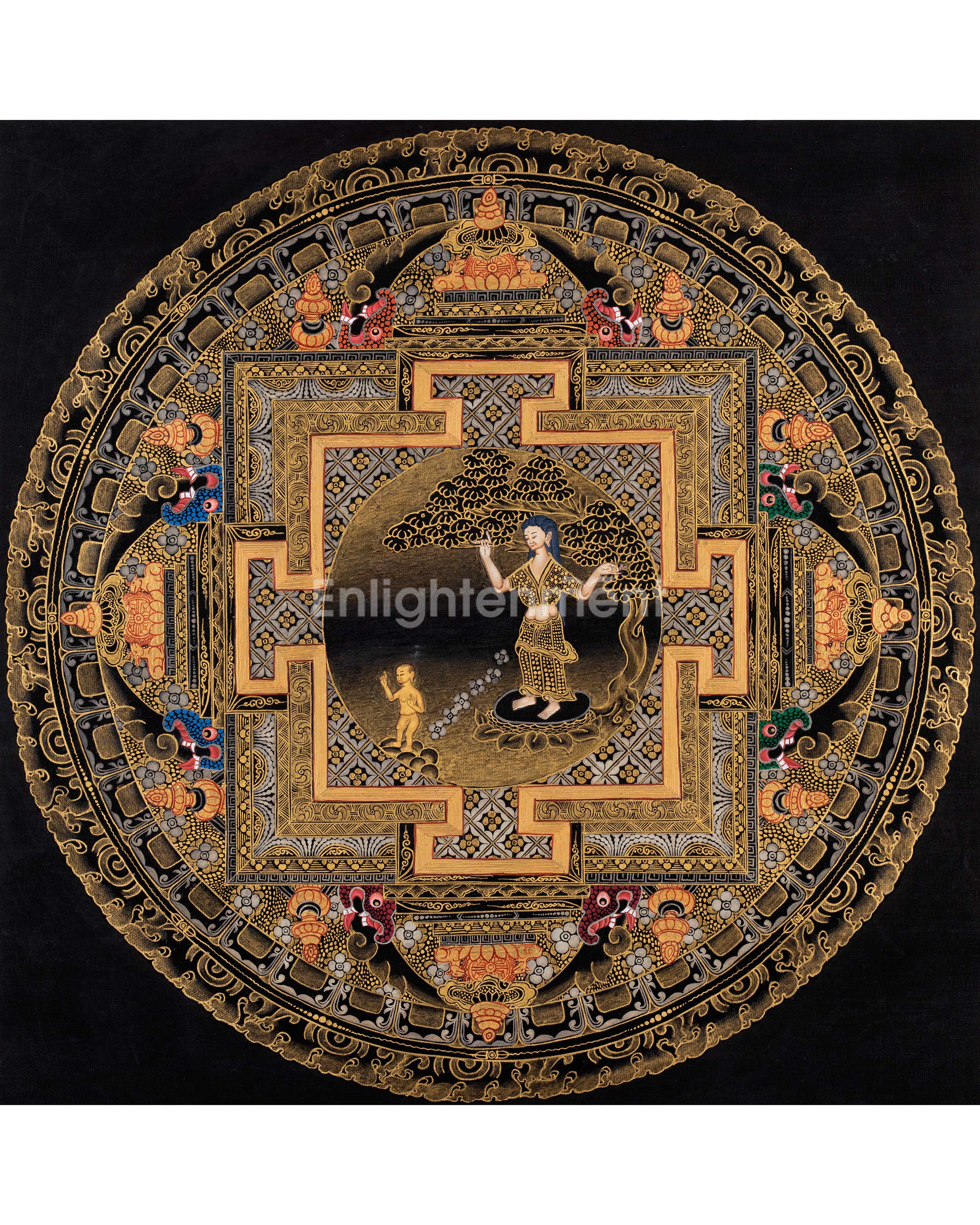 Mayadevi Wall Handing Mandala Thangka 