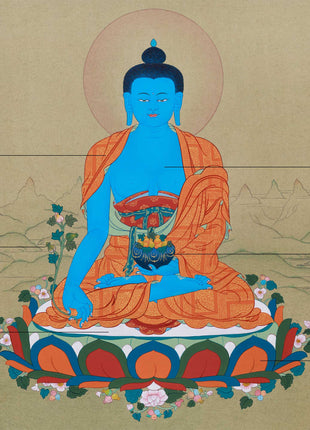 Healing Medicine Buddha Thangka