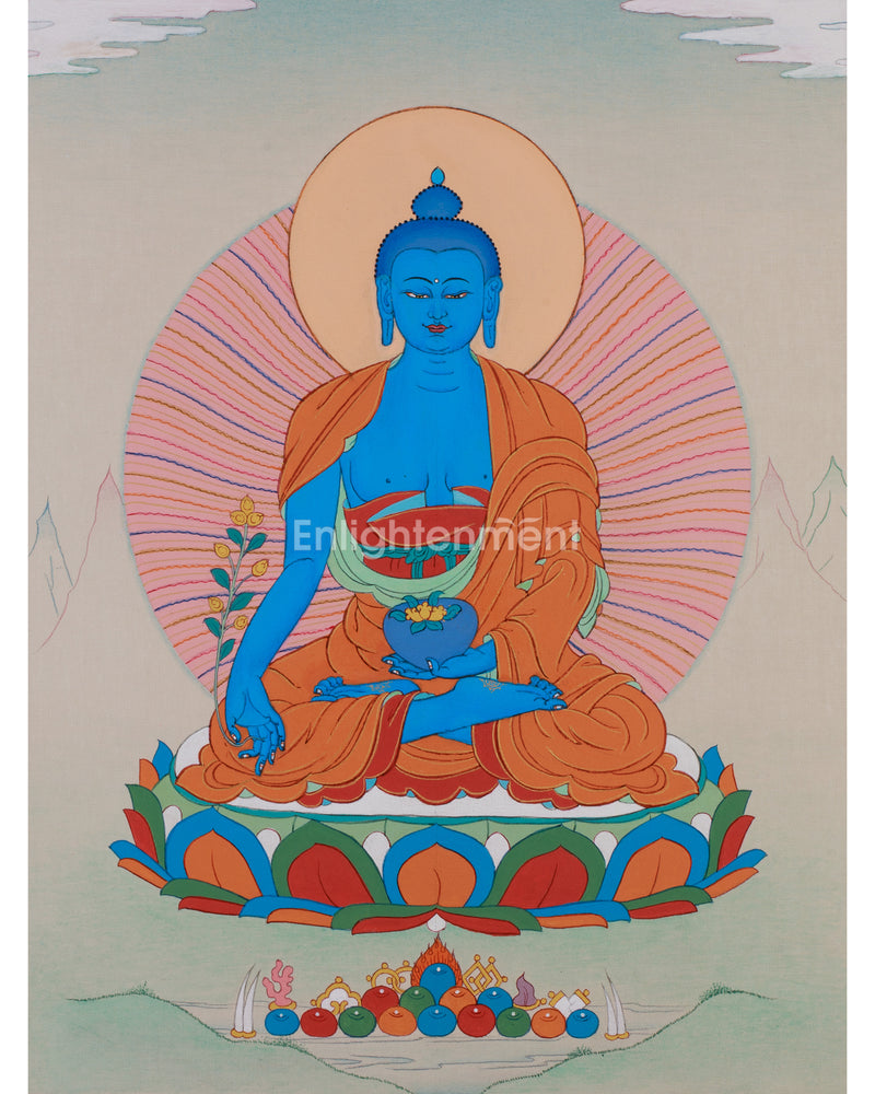 Medicine Buddha| Perfect Healing Thangka