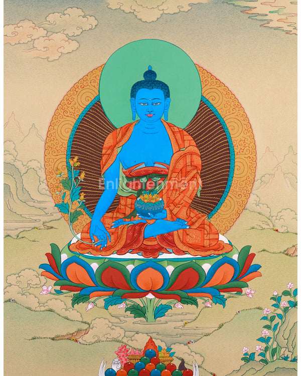 Medicine Buddha Figure | Symbol of Healing and Enlightenment