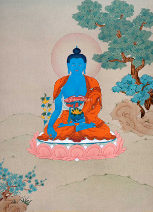 blue buddha