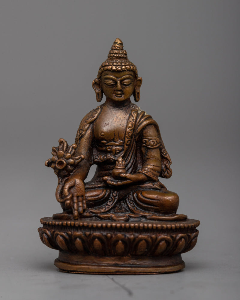 Blue Buddha Medicine Statue