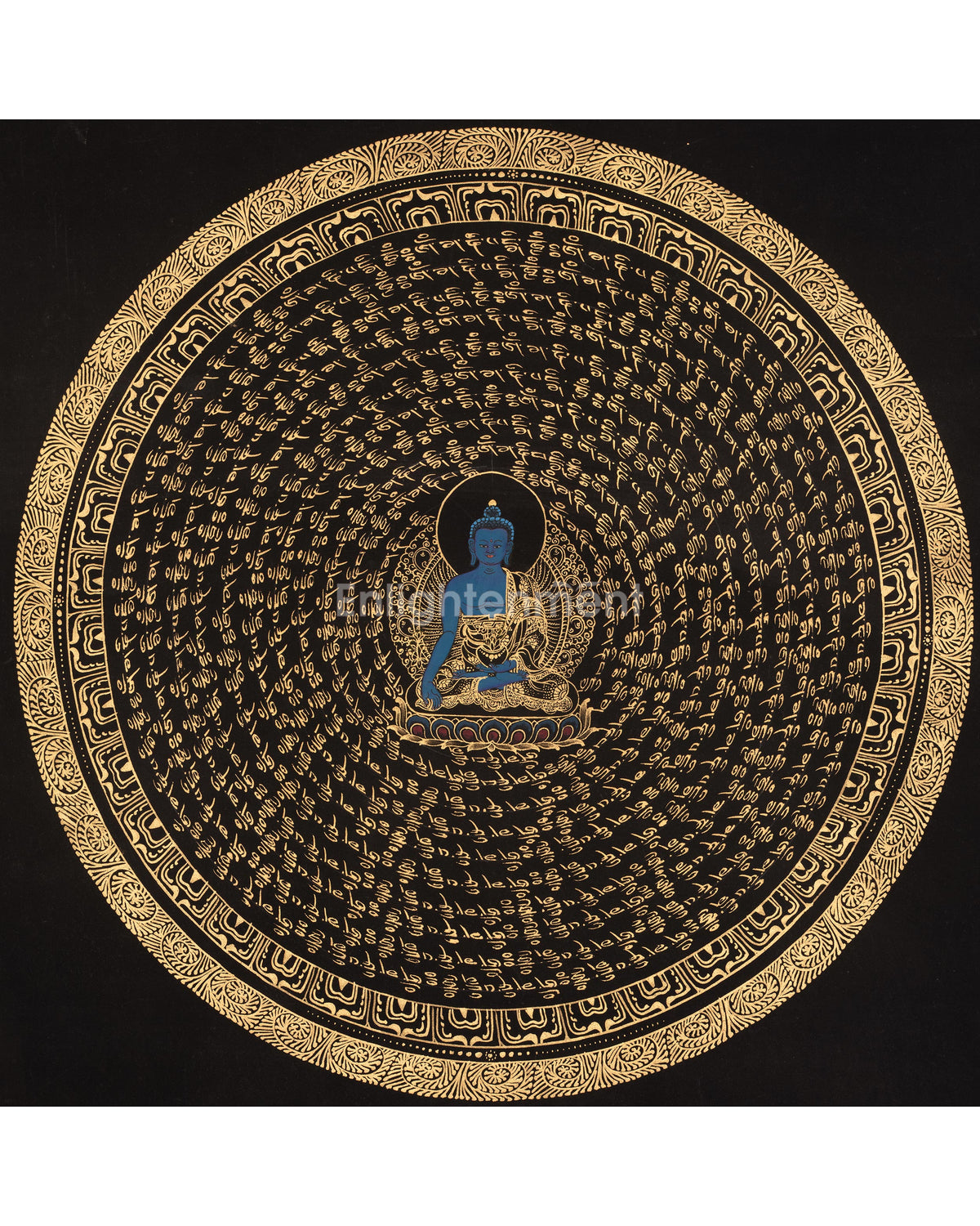 Medicine Buddha Mandala Art