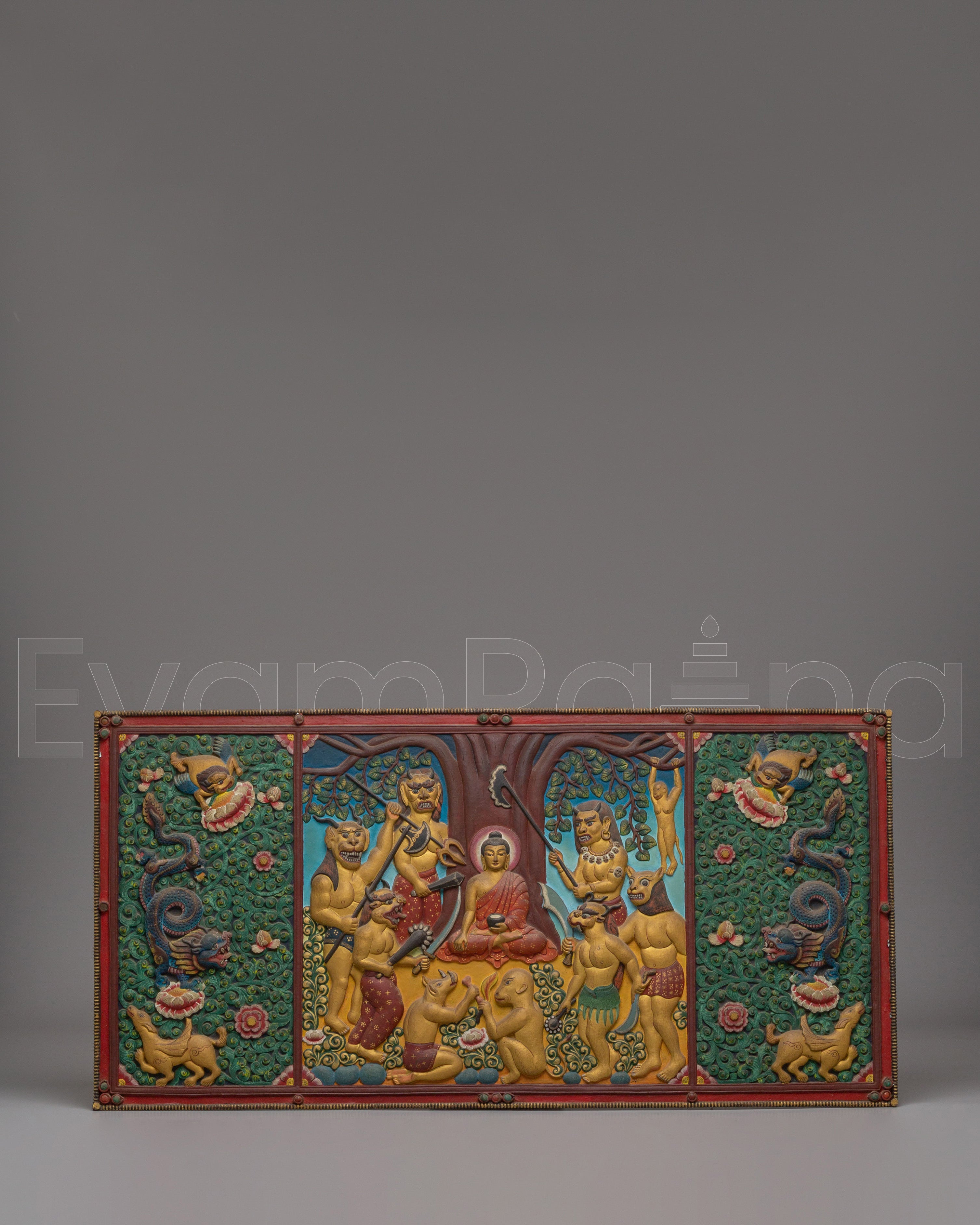 Meditating Shakyamuni Buddha Wall Hanging