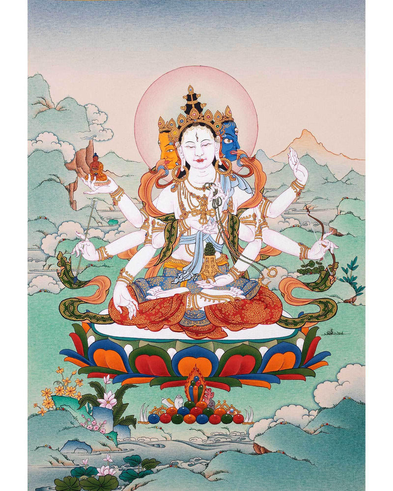 Chakrasamvara Vajravarahi Dakini | Namgyalma | Digital Thangka