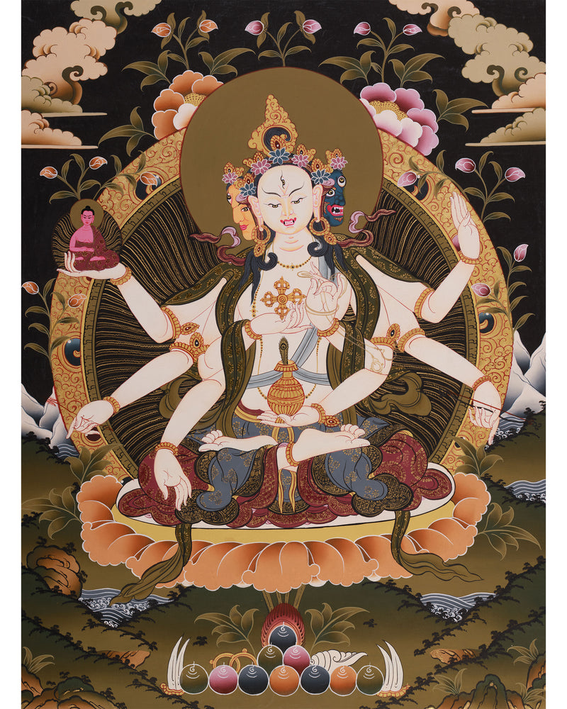 Namgyalma, The Long-Life Goddess Thangka