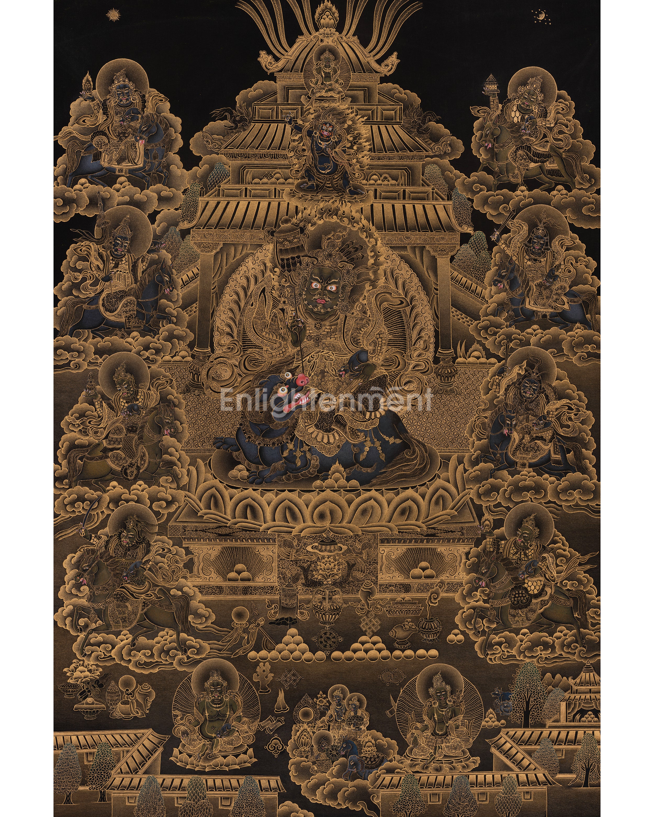 Namtoshe Wealth Deity Thangka 