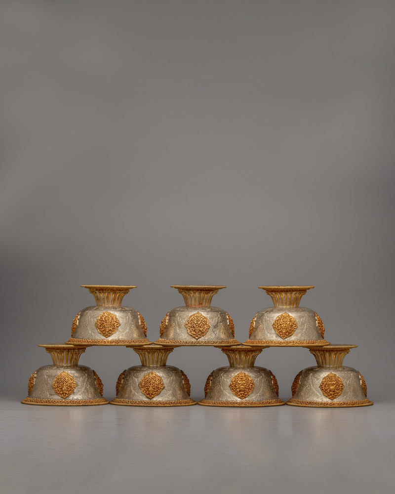 Buddhist Water Offering Bowls