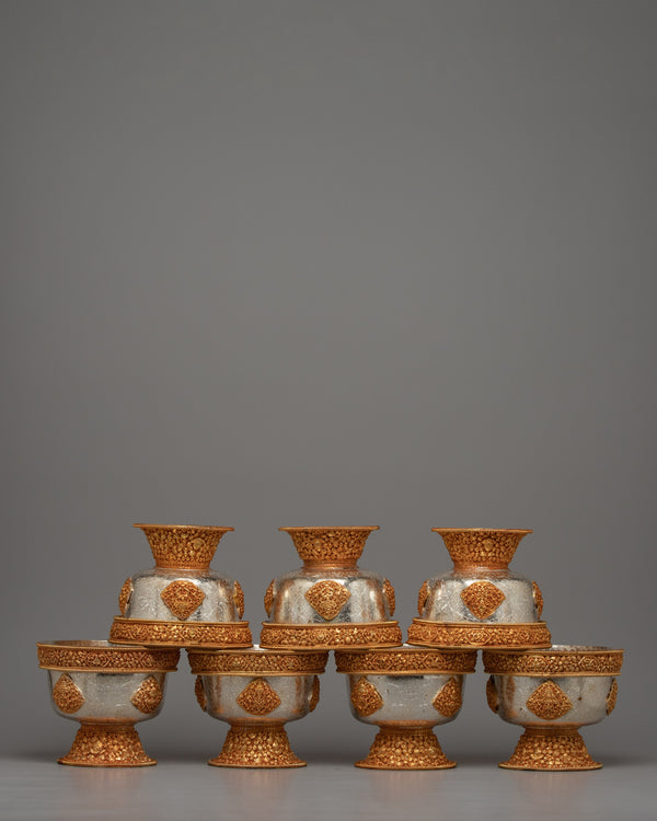 Buddhist Offering Bowl Set