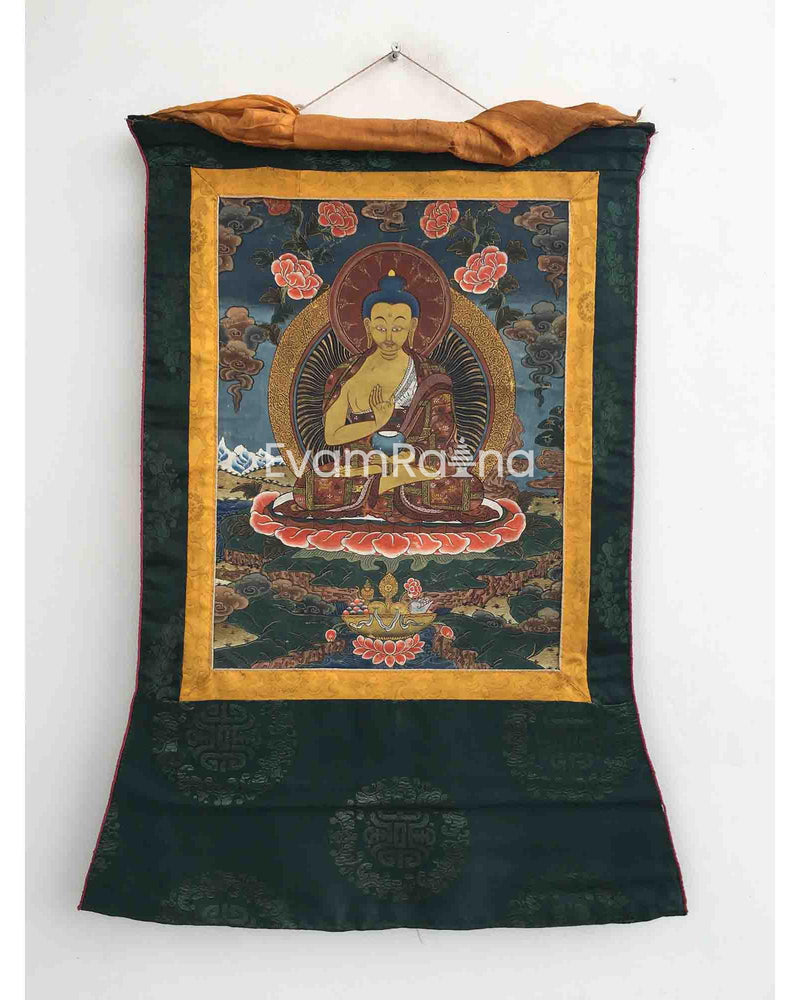 Old Blessing Buddha Thangka