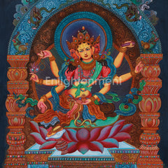 Original 6-Arms Vasudhara Thangka