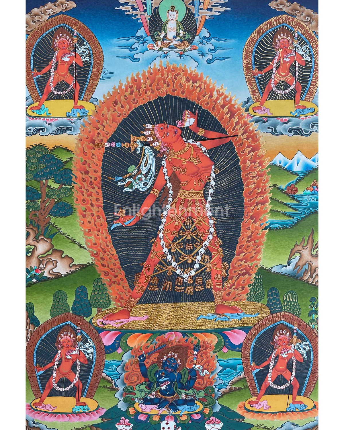 Original Hand Painted Vajrayogini Thangka Painting