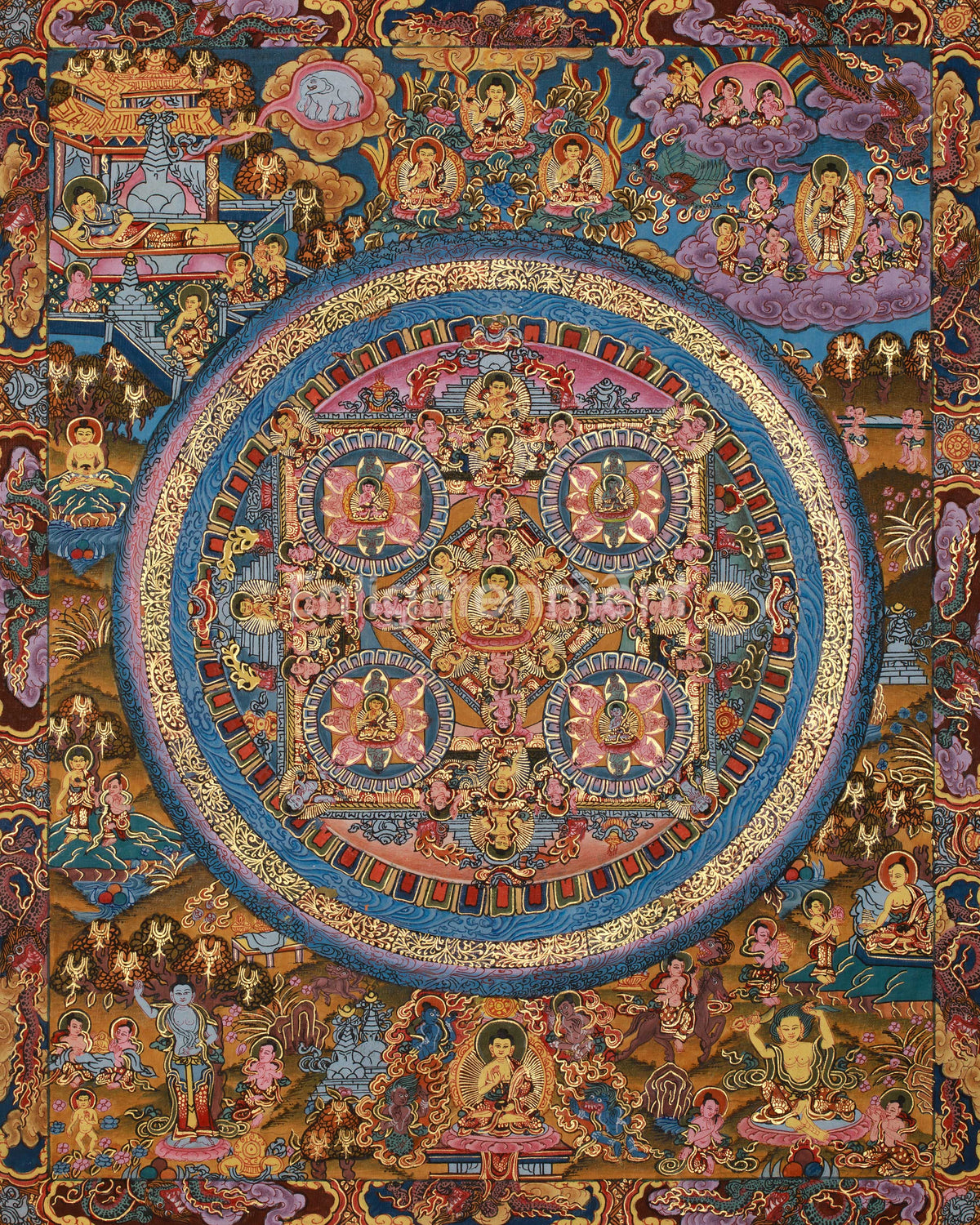 Original Handmade Buddha Life Mandala