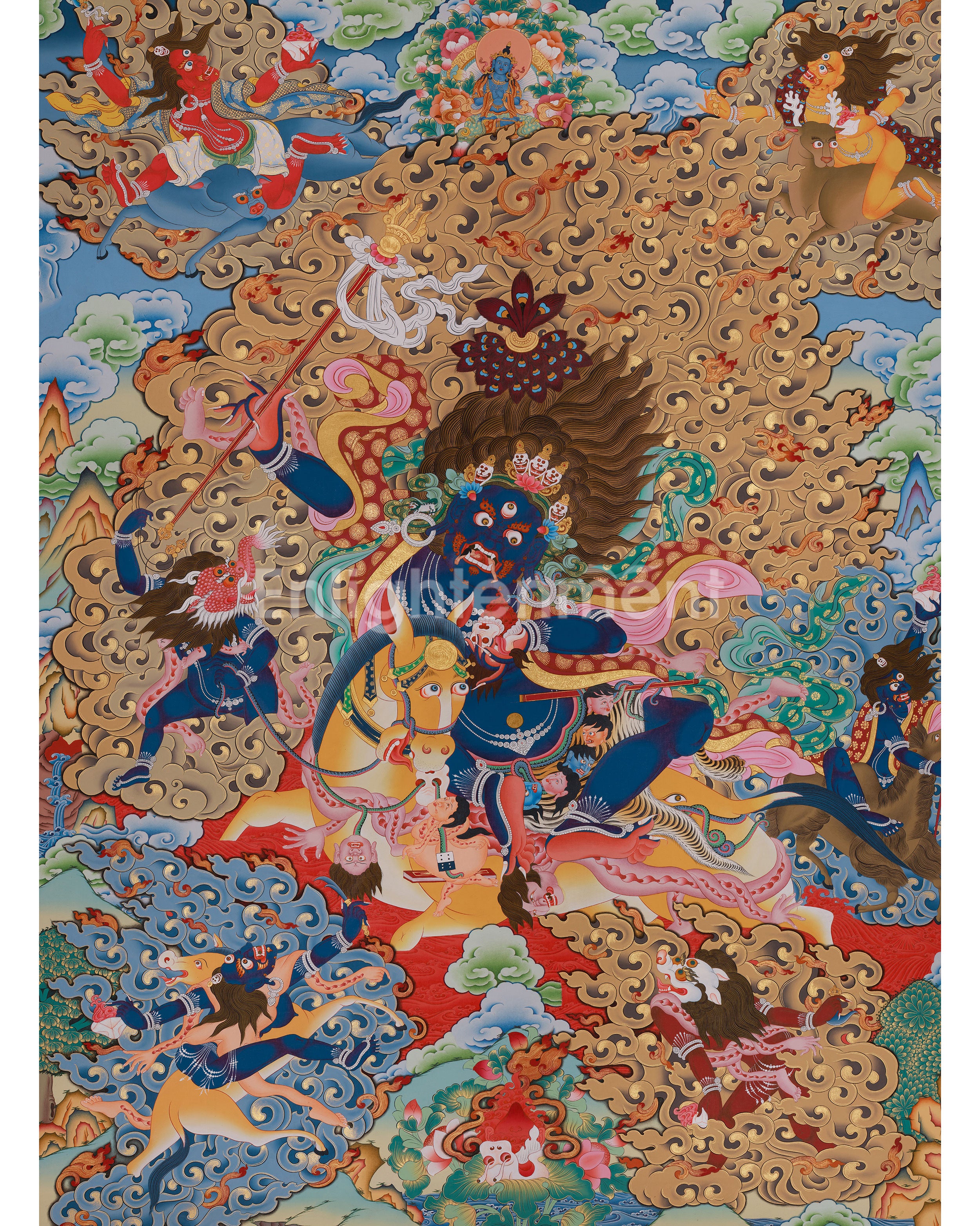 Palden Lhamo Spiritual Thangka 