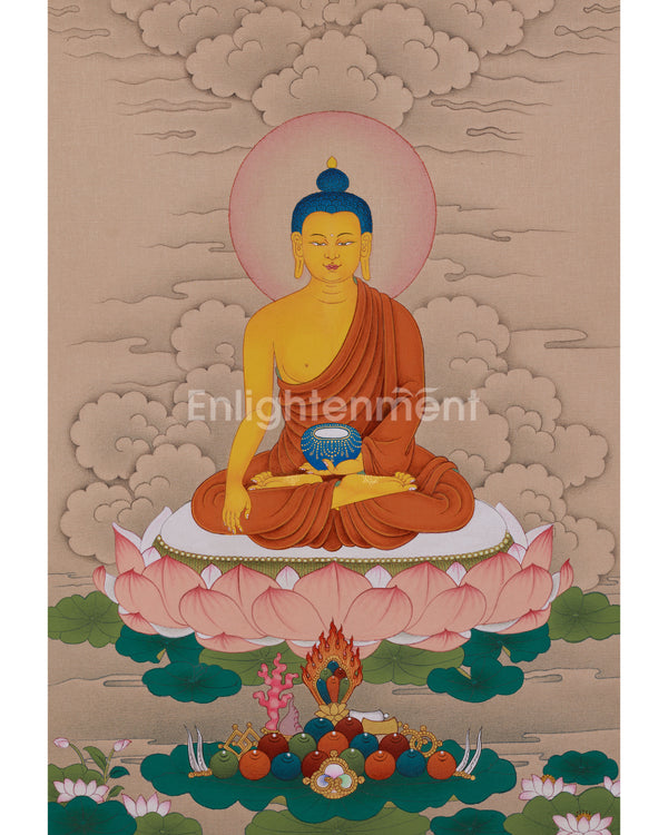 Peaceful Shakyamuni Buddha Artwork 