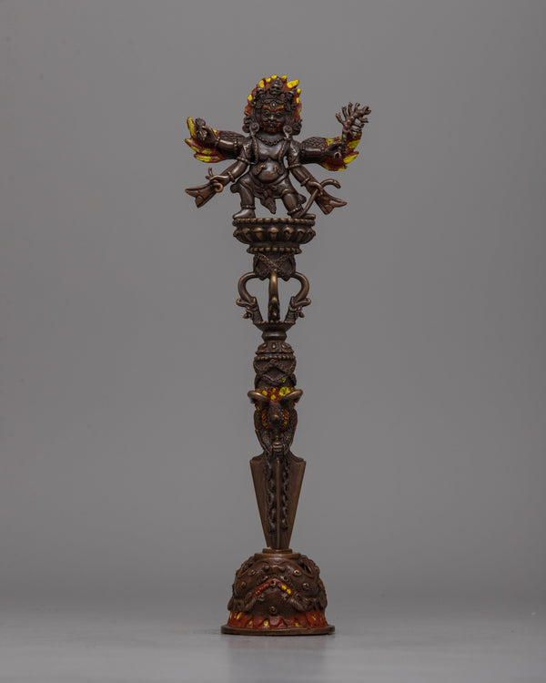 Mahakala Phurba with Stand