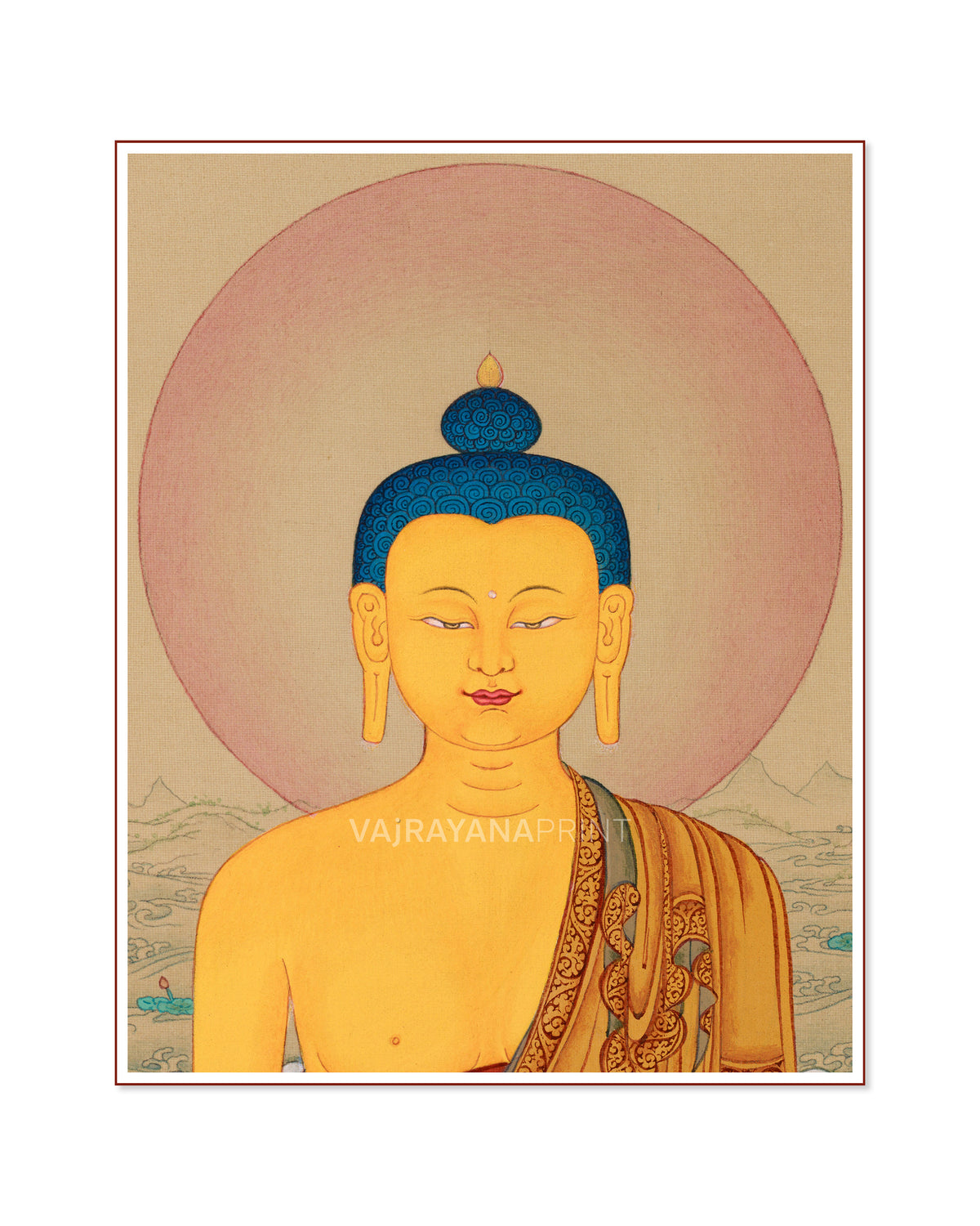 Portrait of Enlightened Buddha Shakyamuni 