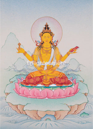 Hand Painted Artwork Of Prajna Paramita