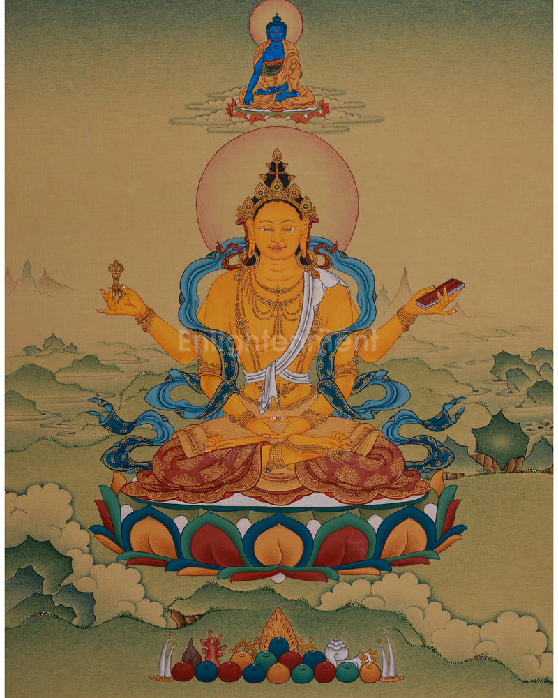 Goddess Prajnaparamita Thangka | "Great Mother" of all Buddhas