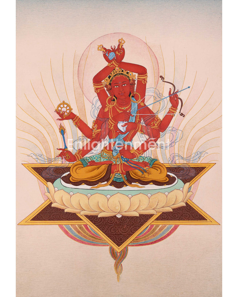 Pravira Tara | 21 Tara of Surya Gupta Thangka
