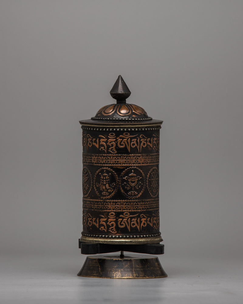 Hand Spinning Prayer Wheel