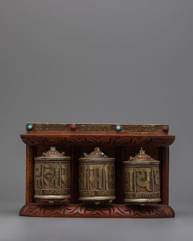 Buddhist Prayer Wheels Tibet