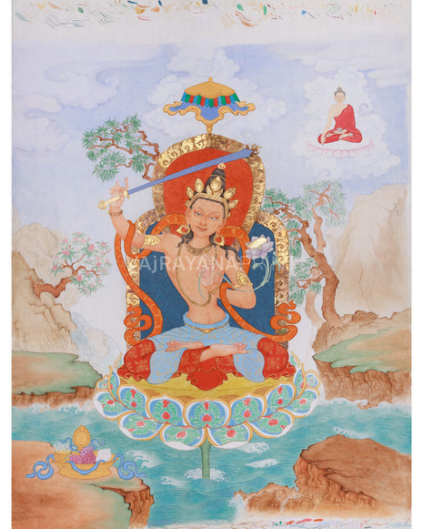 Print of Manjushri