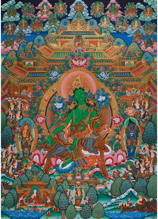 Pure Land of Green Tara