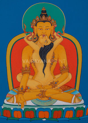 Infinite Abundance with Ratna Sambhava Buddha Print |  A Spiritual Masterpiece|  Enhance Your Spiritual Journey