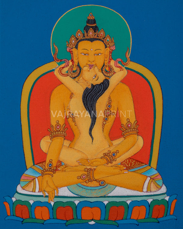 Infinite Abundance with Ratna Sambhava Buddha Print |  A Spiritual Masterpiece|  Enhance Your Spiritual Journey